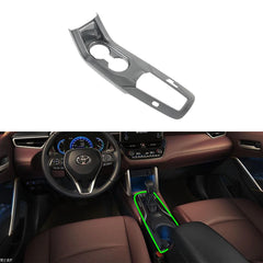Interior Car Accessories Black Carbon Fiber Protected Gear Panel Cover Parking Trim For Toyota Corolla Cross 2020