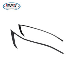 Model S Carbon Fiber Front Headlight Carbon Eyebrows Eyelips stick on style For Tesla