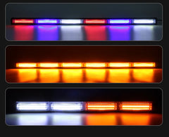 COB Roof Single Sided Yellow vip Light Bar Strobe Warning Light Bar For Truck School Bus Traffic