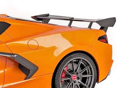 OEM Style Carbon Fiber High Wing Spoiler for Corvette Stingray C8 Z07 Z51  2020-2022 Rear Bumper Wing Spoiler