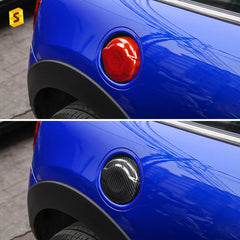 Shasha Carbon Real Carbon Fiber Car Exterior Accessories Carbon Fiber Car Fuel Tank For MIMI F55 F56 Cabrio F57