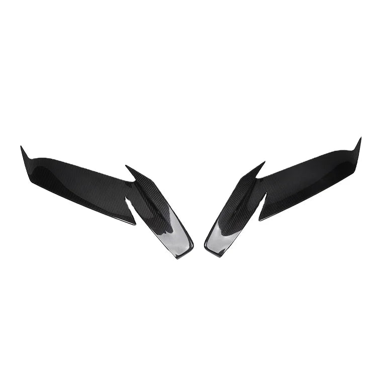 Ture Carbon Front eyebrow lamp cover eyelid Panel Protective Trims for Toyota Lexus NX200 2016+