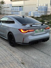 G80 M3 G82 M4 Spoiler MP style Carbon Fiber Rear Spoiler High Wing For BMW G8X M3 M4 2021+