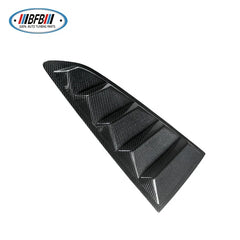 For Ford Mustang 2015-2021 Side Scoop Vent 1/4 Quarter Panel Dry Carbon Fiber Side Window Louvers