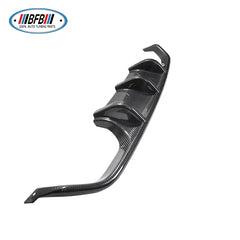 100% Fit Real Dry Carbon Fiber Rear Lip Bumper Spoiler Diffuser stick on style for F80 F82 M3 M4 2014