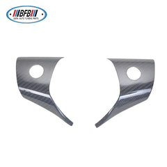 Real Carbon Fiber For Tesla Model 3 Car Interior Accessories Steering Wheel Cover Trim 3 Pcs/set Direct Add on