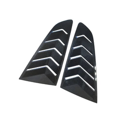 For Ford Mustang 2015-2021 Side Vent  Quarter Panel Real Dry Carbon Fiber Rear Window Louvers