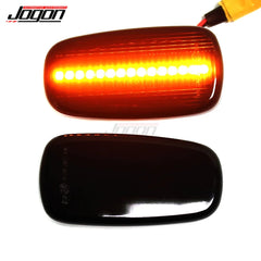 For Lexus IS200 IS300 LS430 UCF30 For Toyota Land Cruiser UZJ200 LED Turn Signal Lamp Sequential Blinker Side Marker Light 2Pcs