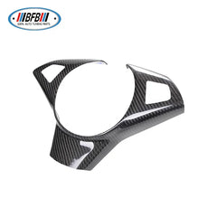 Real Carbon Fiber Steering Wheel Cover M style Steering Wheel Trim For BMW E60 2004-2009