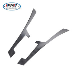 11pcs Interior Trims full set Glossy Black Color Dry Carbon Add on style For Infiniti Q50 2015-2017