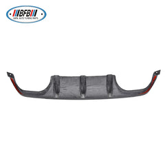 100% Fit Real Dry Carbon Fiber Rear Lip Bumper Spoiler Diffuser stick on style for F80 F82 M3 M4 2014