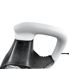 Full White Leather Yoke Steering Wheel For Tesla Model 3 Customized Steering Wheel With Heating 2019+