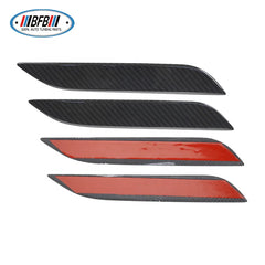 Real Full  Carbon Fiber Add On Style Car Outside Door Handle Cover Trim For Tesla Model S 2016-2018