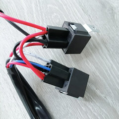 Automotive 12v 40a Dual Relay Car Light Bar Wiring Harness Kit Fuse Three-wire Connector Others Car Light Accessories