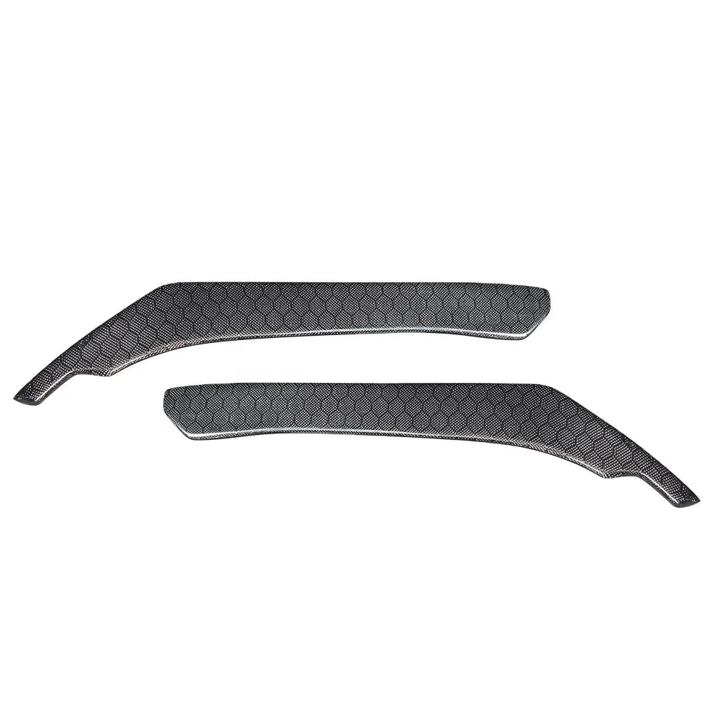 Q50 Honeycomb Carbon Fiber Rear Bumper Splitter Rear Down Flaps Fit For Infiniti Q50 Rear Bumper 2015-2017