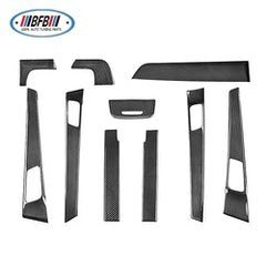 10PCS Real Dry Carbon Side Mirror Cover  Add On Style For Porsche Panamera 971 2017+