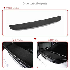 1 piece paste carbon fiber spoiler for porsche panamera 970.2 2014-2016