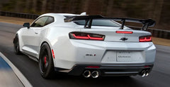 1LE Style Carbon Fiber Rear Spoiler Wing For Camaro 2017+ 6 Generation 6 SS