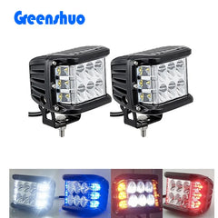 4inch Led Work Light Cube Side Shooter Pod Strobe Car Light For Truck Suv 4x4 Offroad