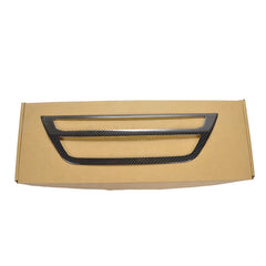 Real Carbon Fiber Interior Air Conditioning CD Player Decorative Cover Multimedia Cover For BMW 5 Series G30