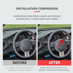 Es Car Interior Accessories Real Carbon Fiber Instrument  Panel Cover for Subaru Toyota 86 Car Accessories
