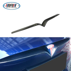 For Tesla Model S Real Carbon Fiber Front Grille Cover Trim 2016 2017 2018 Model S Grill