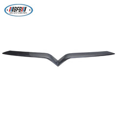 Dry Carbon Fiber Front Center Grille Protector Guard Frame Cover Front Grill Trim For Tesla Model X 2017up