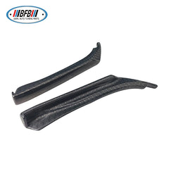 Real Carbon Fiber Honeycomb Rear Flaps Rear Bumper Lip Splitters For Infiniti Q50 2014 - 2017 Rear Bumper Side Splitter