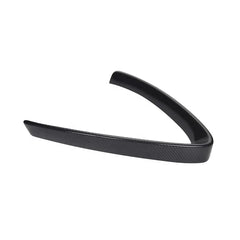 BFB Shiny black Real Dry Carbon Fiber add on V shape Front Grill trims in front bumper for Alfa Romeo Stelvio SUV 2017+
