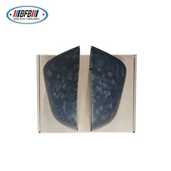 Model Y Matte Forged Carbon Mirror Cover For Tesla Model Y 2020 Add On Style Carbon Exterior Kits