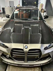 ALPH Style Carbon Fiber Front Hood Bonnet with vents For BMW G80 M3 G82 M4 2022+