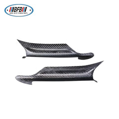 Real Dry Carbon Fiber Front Bumper Splitter Pre Lci front Flaps fit For for BMW E90  M Tech 05-08 M-Tech front bumper