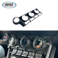 Real Dry Matte Carbon Air Condition Switch Panel Air Vent Outlet Cover For Toyota 86 for Subaru BRZ 2022