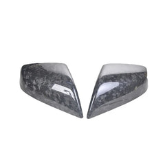 Model S Dry Forge Carbon Stick On Style Rear View Carbon Mirror Cover Fit For Tesla Model S 2016-2019