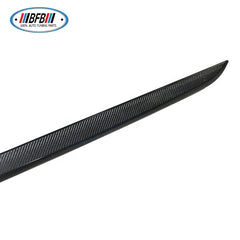 For Tesla Model X SUV Real Carbon Fiber Rear Trunk Door Decoration Trim Cover Sticker 2020