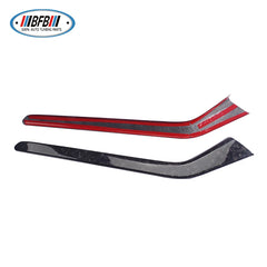 Forged Carbon Car Interior Trims Center Console Side Trim Strips for Tesla Model 3 2017up