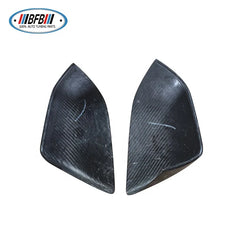 Model Y Matte Forged Carbon Mirror Cover For Tesla Model Y 2020 Add On Style Carbon Exterior Kits