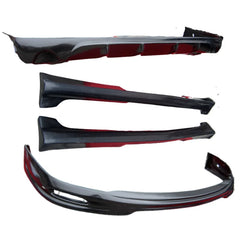 Auto Body Systems Pp Wide Body Kit Front Bumper Lip, Rear Bumper Lip and Side Skirt For Toyota Corolla 2011 2012 2013