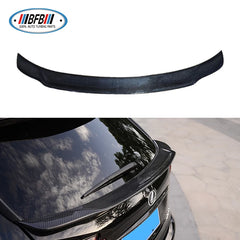 Shiny Real Carbon Fiber Rear Middle Spoiler NX200 Trunk Wing Spoiler for Lexus NX200 15-16