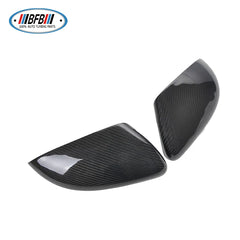 Real Carbon Fiber Side Door Rearview Mirror Cover For Volkswagen Golf 6 2009-2013