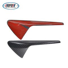 Carbon Exterior Kits Universal Dry Carbon Fiber Side Air trim Camera Side Vents Fender Cover Trim sticker For Tesla Model S/X