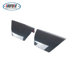 Real Dry Carbon Front Grille Cover Trims 2019 Ford Mustang Middle Grid Side Trim 2 Piece  Exterior Trims