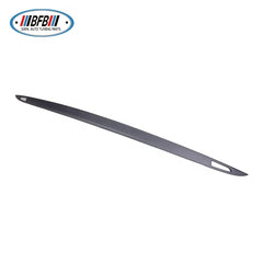 Add on style 2016-2018 Matte Finishing  Dry Carbon Fiber Rear Trunk Door Tailgate Decoration Trims For Tesla Model S