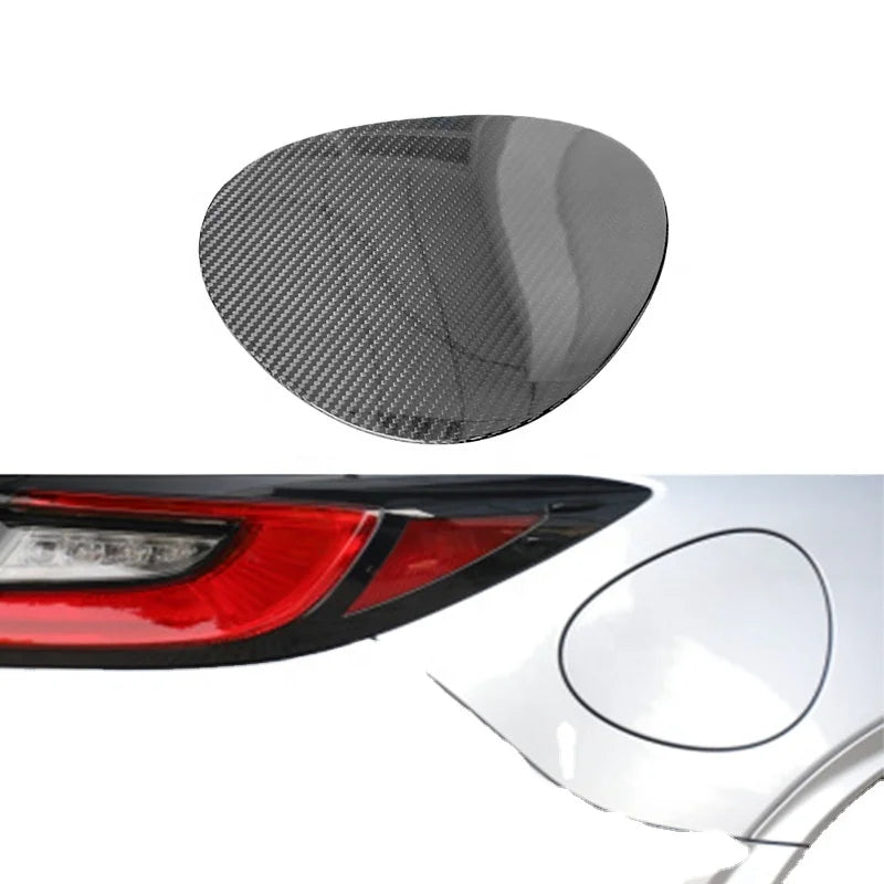 For 2022 Subaru BRZ Real Carbon Fiber Gas Tank Fuel Oil Cover Moulding Trim Sticker For Subaru
