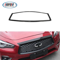 Q50 Carbon Grille Carbon Fiber Accessories Front Grille Overlay for Infiniti Q50 2015 2016 2017