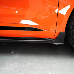 dry carbon fiber material side skirt for Zeekr 001 2021-