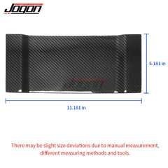 For Ford F-150 F150 Raptor Platinum 2021 2022 2023 Wireless Charger Panel Center Console Cover Real Carbon Fiber Car Accessories
