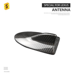 ES W-LKSS-140 Roof Antenna Frame Decal Cover Trim Antenna Carbon Fiber Shark Fin For LEXUS LS LX ES IS