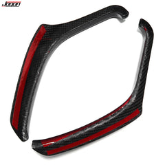 Instrument Frame Decoration Real Carbon Fiber Instrument Panel Trim Strip Patch For Ford F150 F-150 Raptor 2015-2020 Accessories