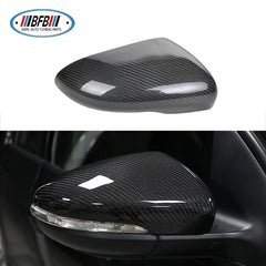 Real Carbon Fiber Side Door Rearview Mirror Cover For Volkswagen Golf 6 2009-2013